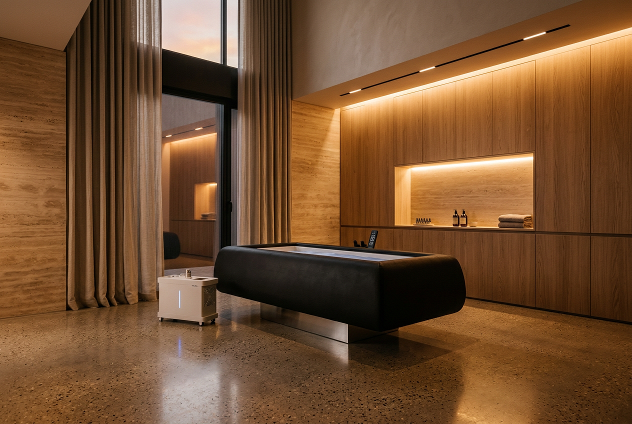Hydromassage-Liege